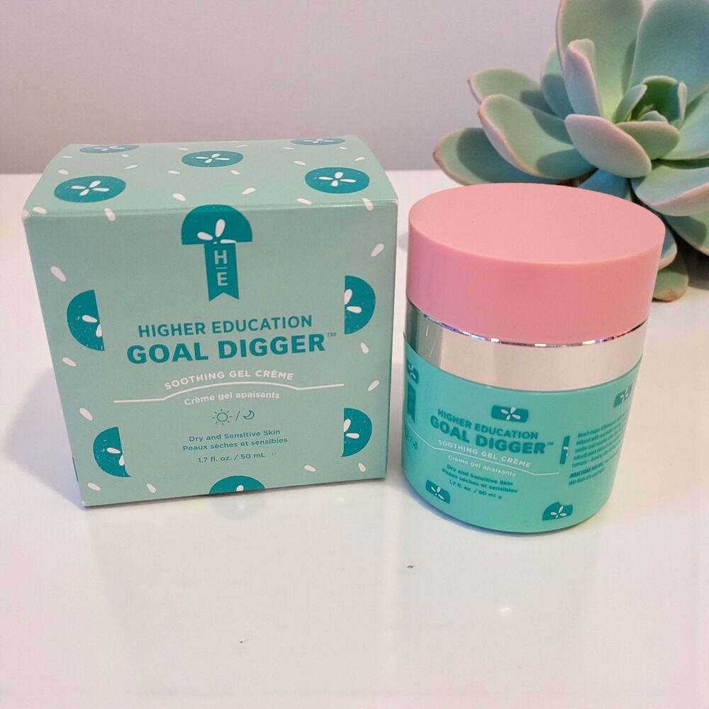 Higher Education Goal Digger Soothing Gel Creme 1.7 fl oz NEW